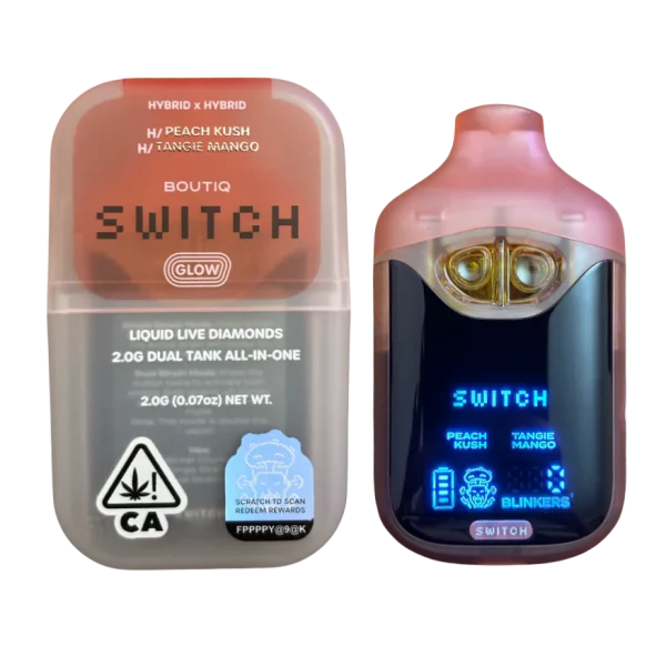 BOUTIQ SWITCH V4 - LIMITED GLOW EDITION "PEACH KUSH" x "TANGIE MANGO"