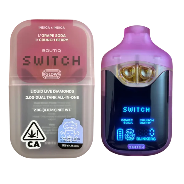 BOUTIQ SWITCH V4 - GLOW EDITION "GRAPE SODA" x "CRUNCH BERRY"